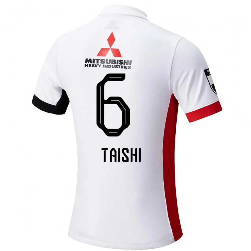 Danxen Men Taishi Matsumoto #6 White Black Away Jersey 2025/26 T-Shirt