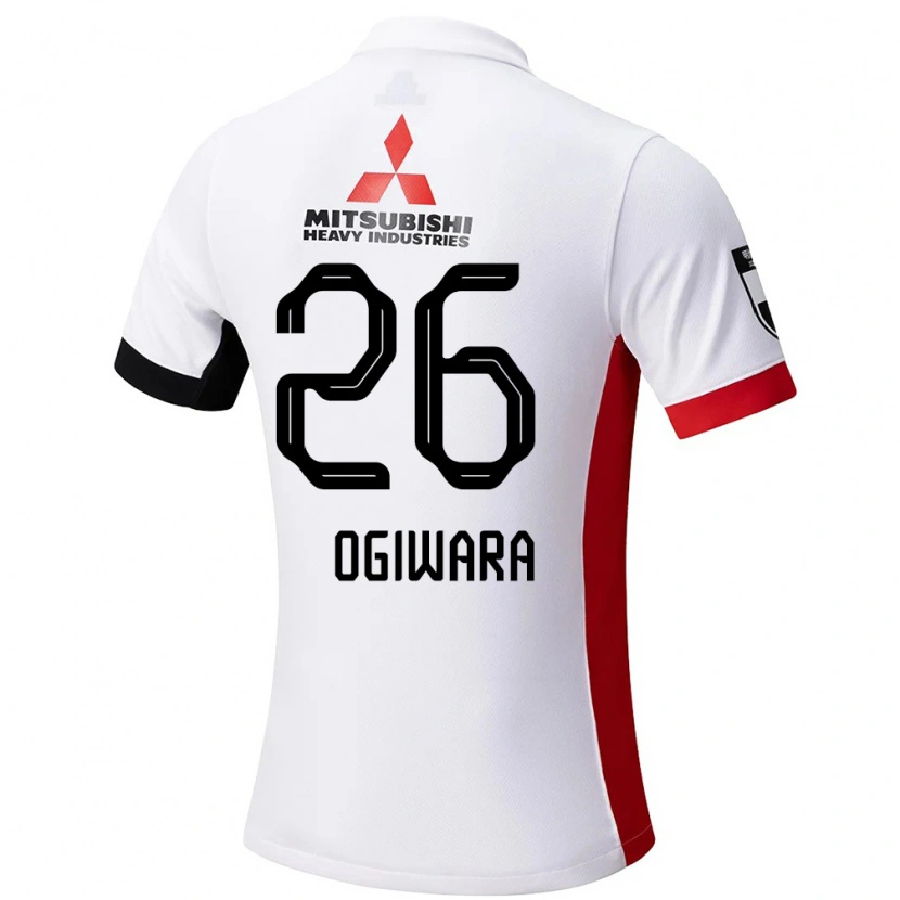 Danxen Men Takuya Ogiwara #26 White Black Away Jersey 2025/26 T-Shirt