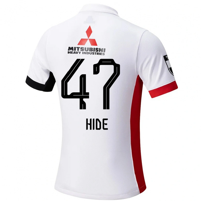 Danxen Men Hidetoshi Takeda #47 White Black Away Jersey 2025/26 T-Shirt