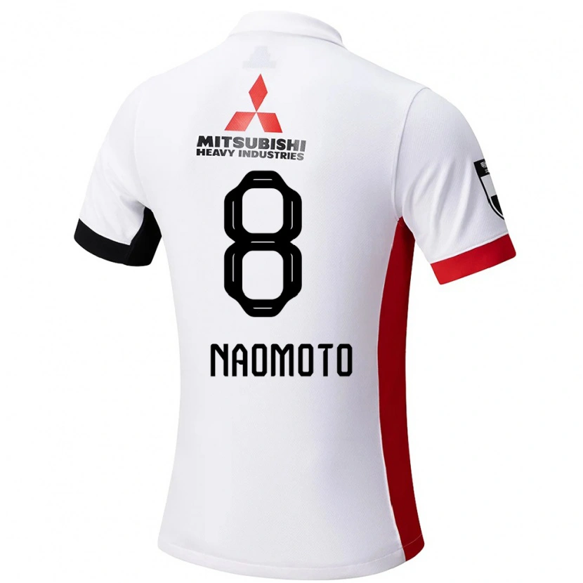 Danxen Men Hikaru Naomoto #8 White Black Away Jersey 2025/26 T-Shirt