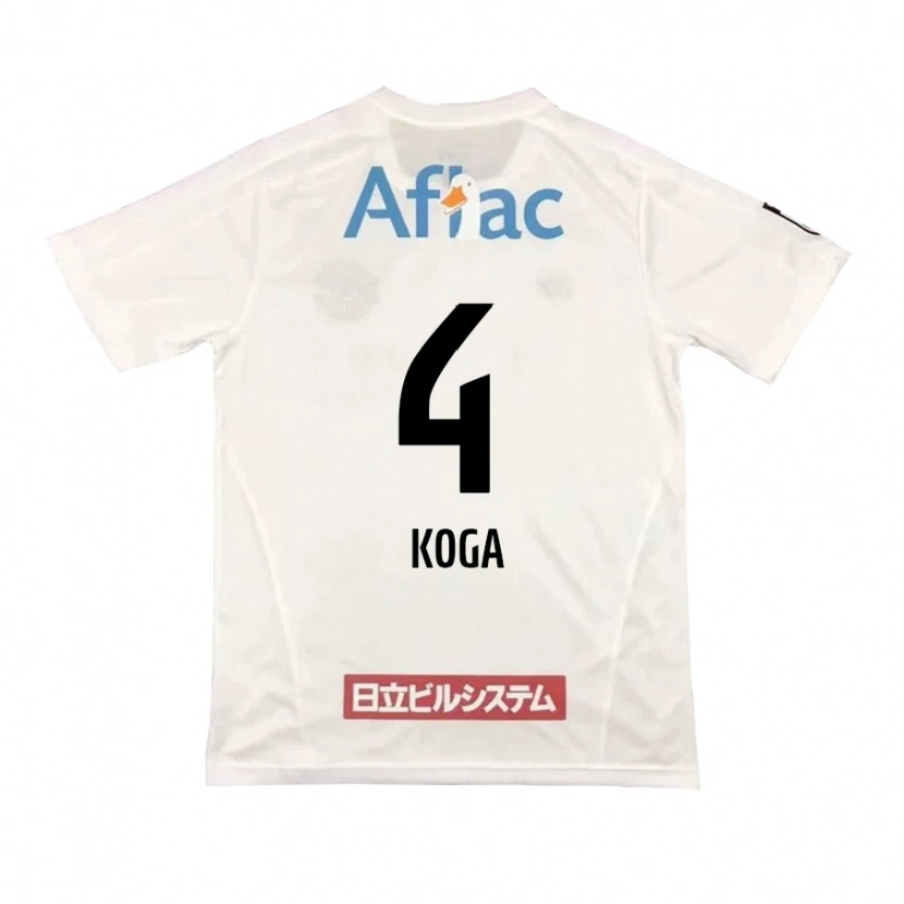 Danxen Men Taiyo Koga #4 Light Gray Beige Away Jersey 2025/26 T-Shirt