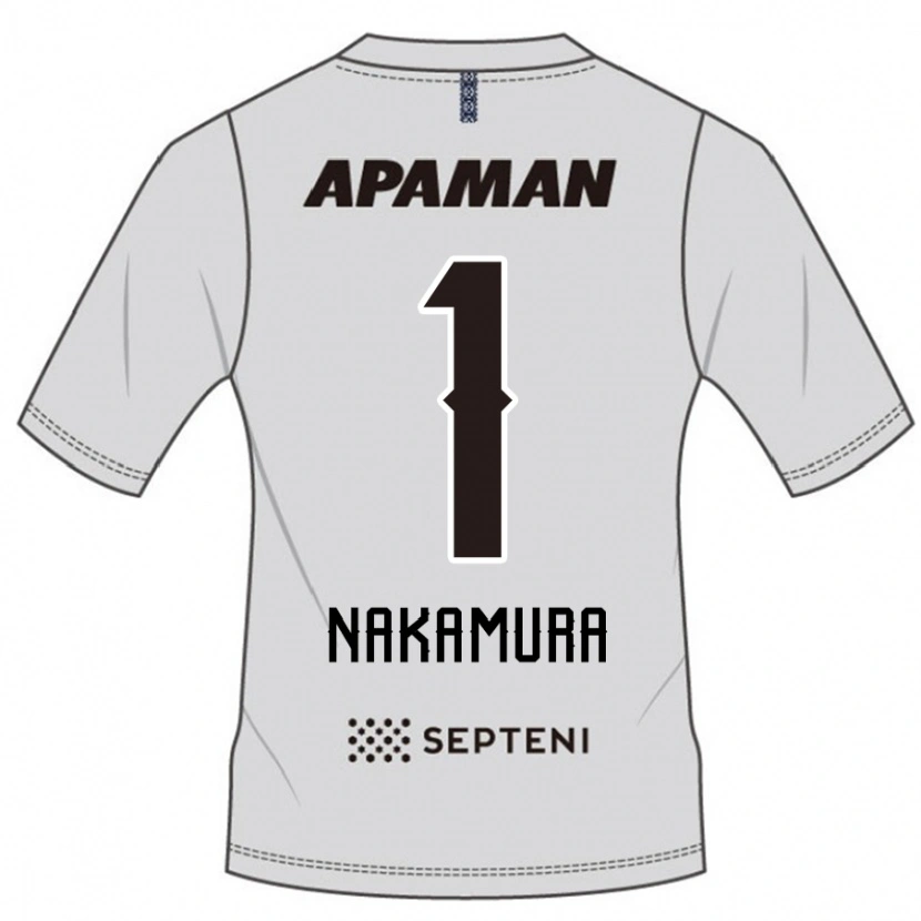 Danxen Men Seigo Nakamura #1 Light Gray Away Jersey 2025/26 T-Shirt