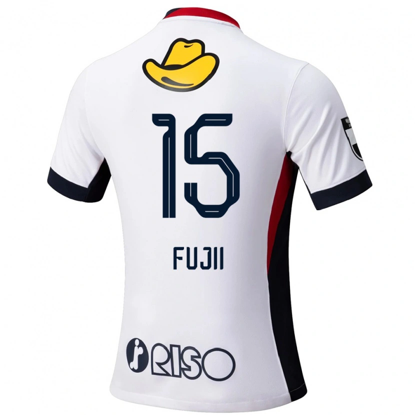 Danxen Men Tomoya Fujii #15 White Black Away Jersey 2025/26 T-Shirt