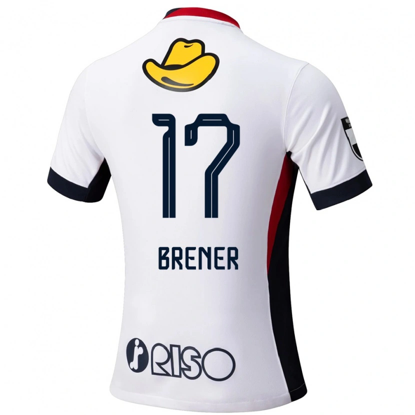 Danxen Men Talles Brener #17 White Black Away Jersey 2025/26 T-Shirt