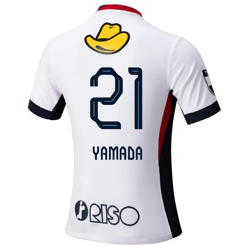 Danxen Men Taiki Yamada #21 White Black Away Jersey 2025/26 T-Shirt