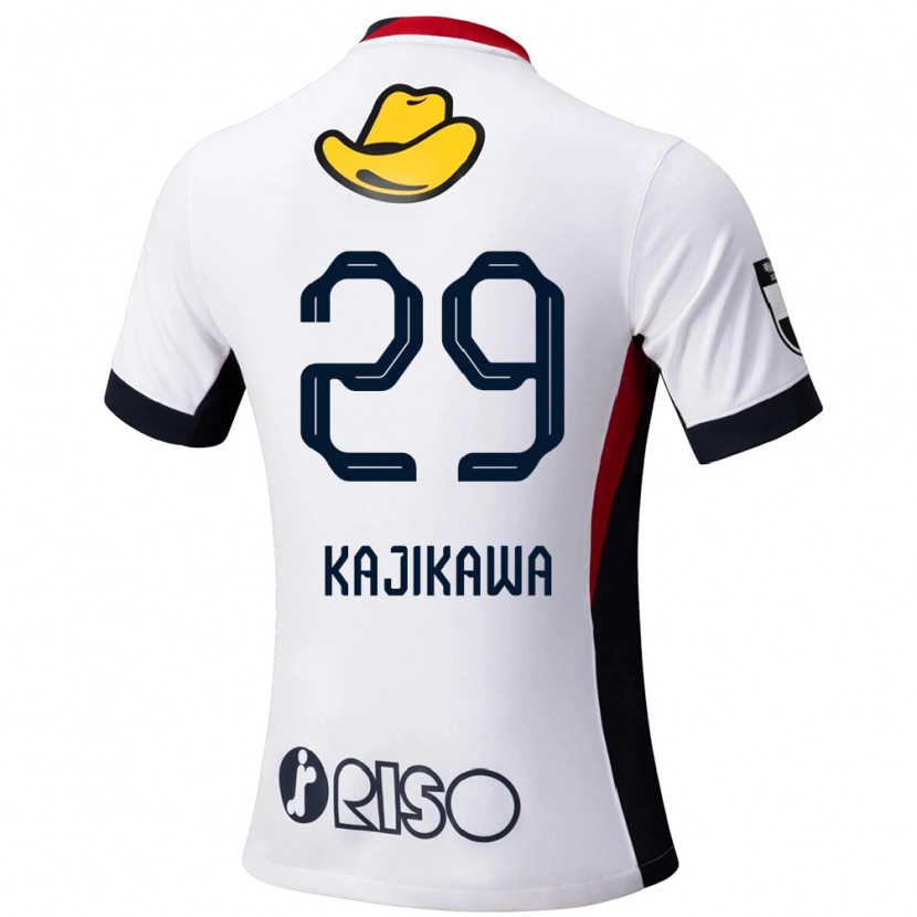 Danxen Men Yuji Kajikawa #29 White Black Away Jersey 2025/26 T-Shirt