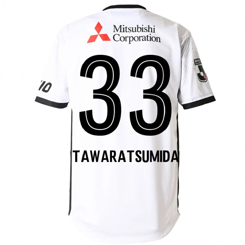 Danxen Men Kota Tawaratsumida #33 White Black Away Jersey 2025/26 T-Shirt