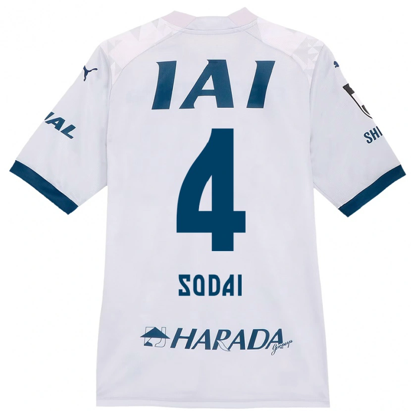 Danxen Men Sodai Hasukawa #4 White Royal Blue Away Jersey 2025/26 T-Shirt