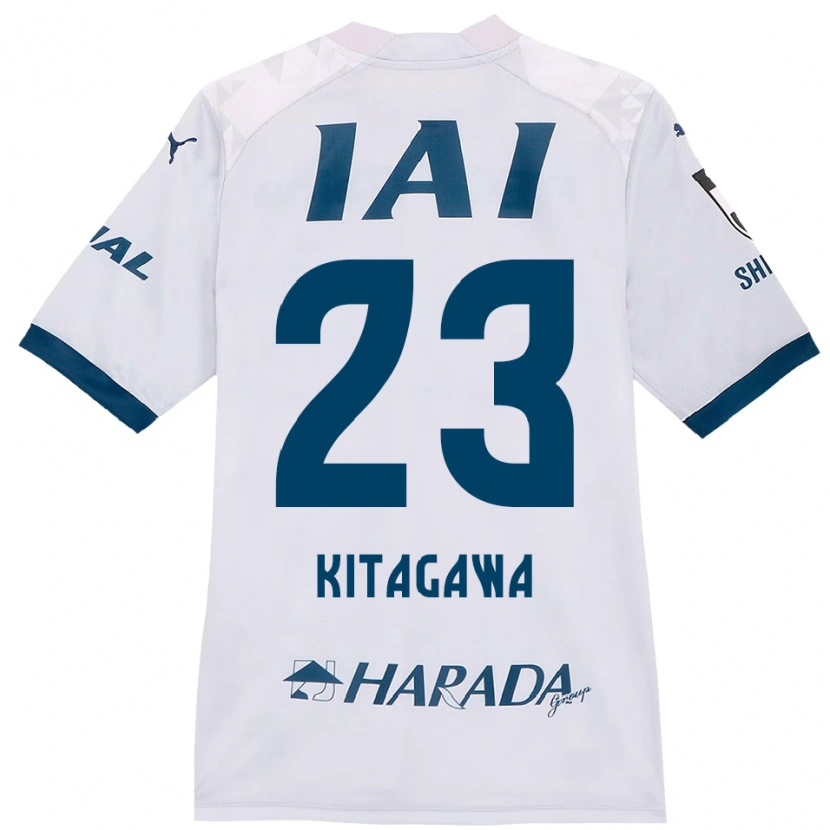 Danxen Men Koya Kitagawa #23 White Royal Blue Away Jersey 2025/26 T-Shirt