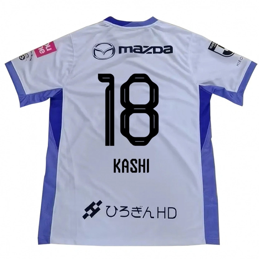 Danxen Men Yoshifumi Kashiwa #18 White Orange Away Jersey 2025/26 T-Shirt