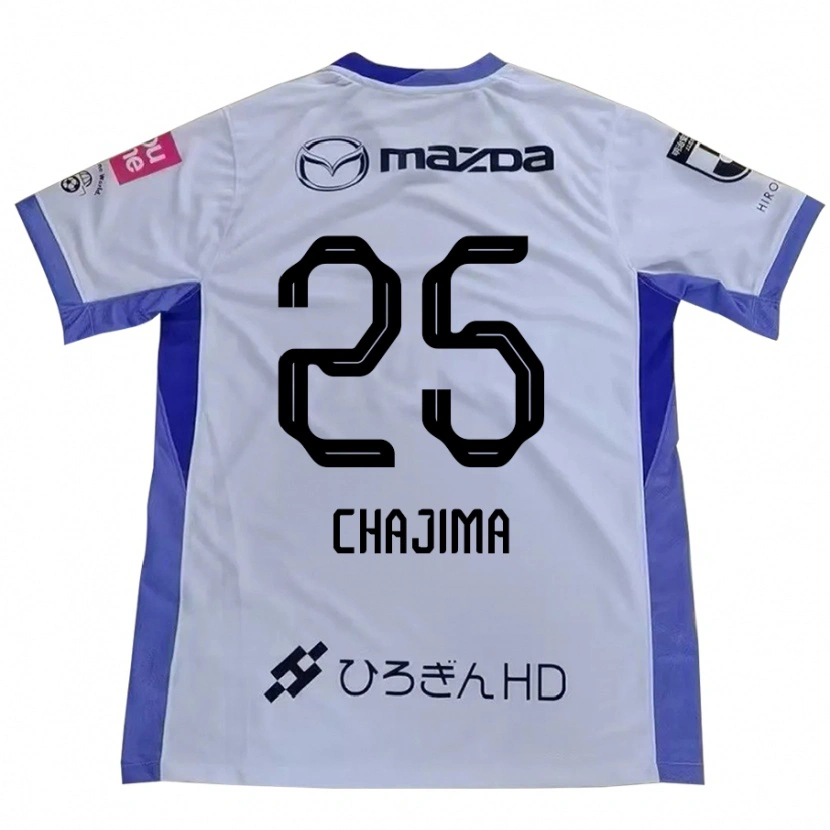 Danxen Men Yusuke Chajima #25 White Orange Away Jersey 2025/26 T-Shirt