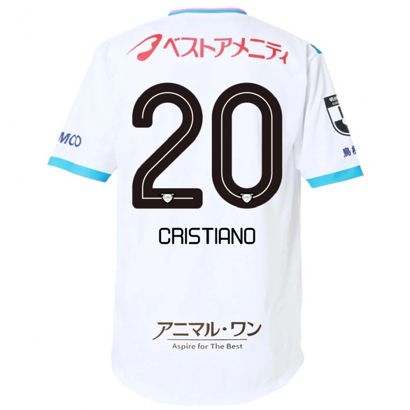 Danxen Men Cristiano #20 White Pink Away Jersey 2025/26 T-Shirt