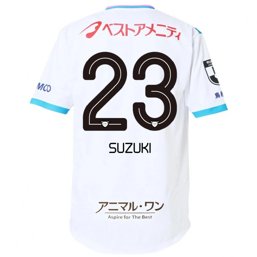 Danxen Men Yuki Suzuki #23 White Pink Away Jersey 2025/26 T-Shirt