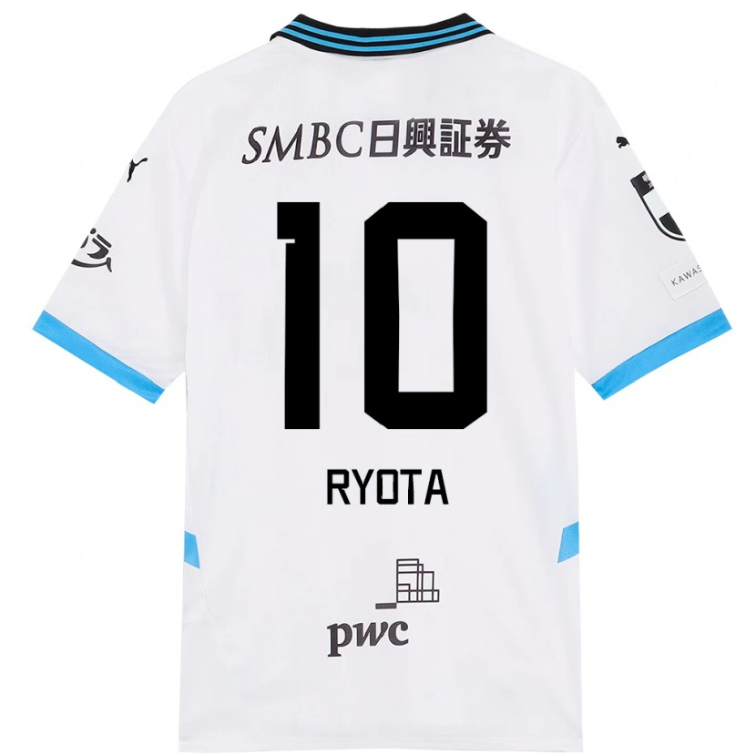 Danxen Men Ryota Oshima #10 White Sky Blue Away Jersey 2025/26 T-Shirt