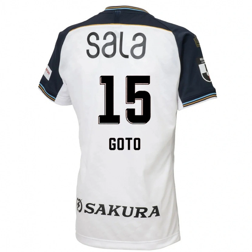 Danxen Men Shogo Goto #15 White Black Away Jersey 2025/26 T-Shirt
