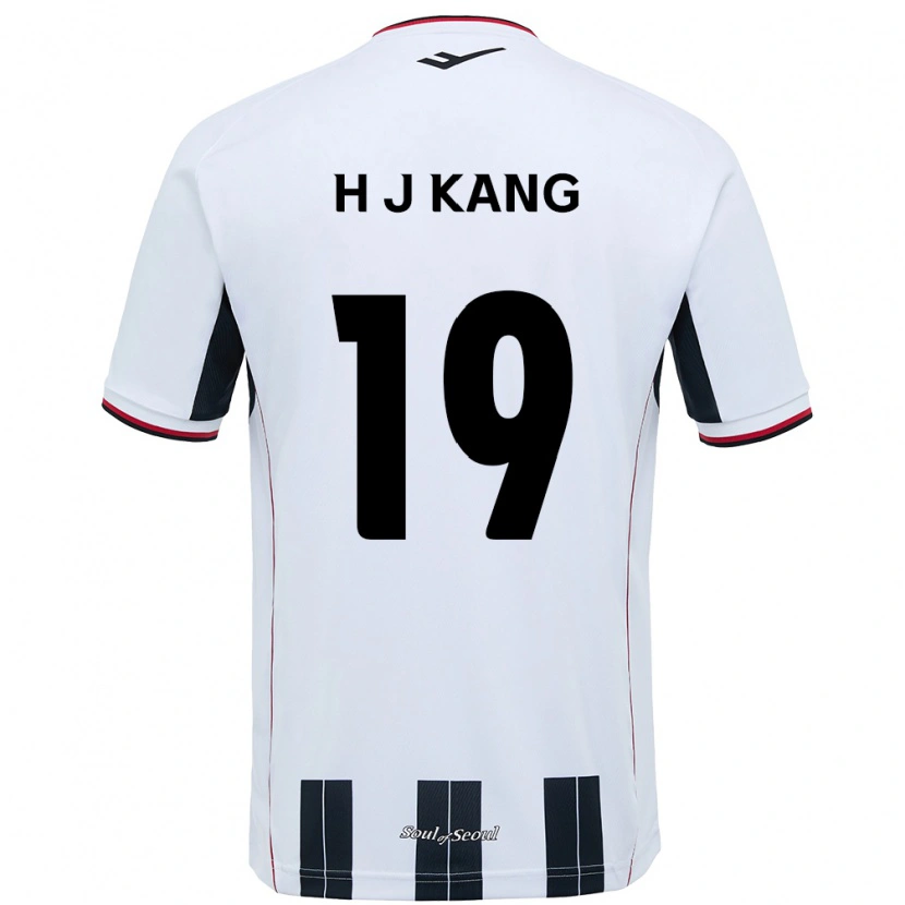 Danxen Men Ju-Hyeok Kang #19 White Black Away Jersey 2025/26 T-Shirt