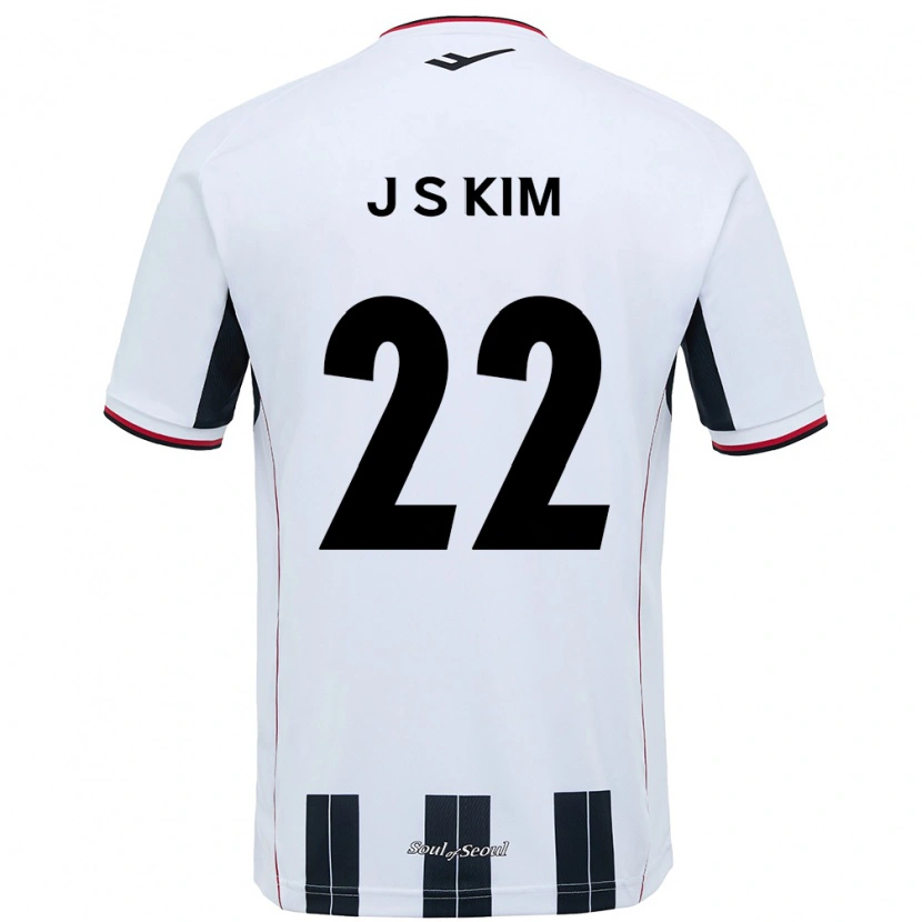 Danxen Men Jin-Su Kim #22 White Black Away Jersey 2025/26 T-Shirt