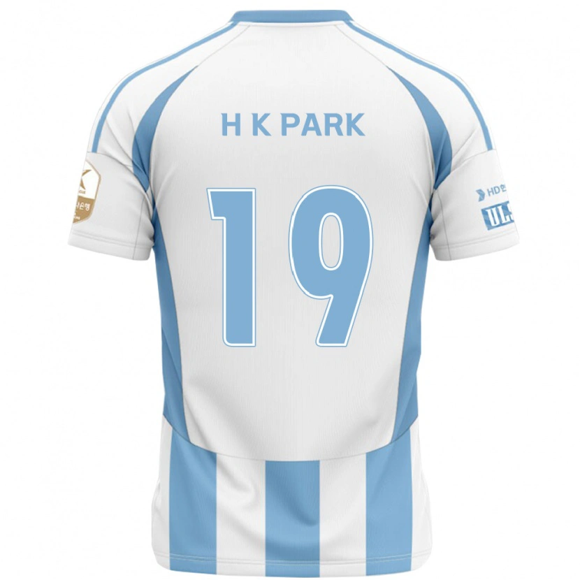 Danxen Men Kang-Hyun Park #19 White Sky Blue Away Jersey 2025/26 T-Shirt
