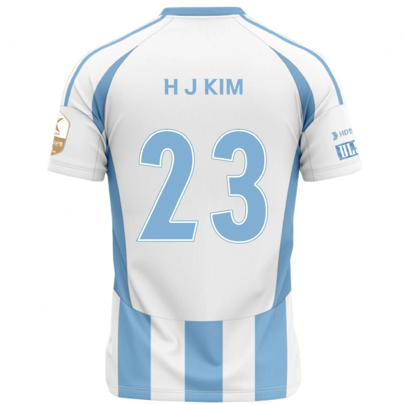 Danxen Men Ju-Hwan Kim #23 White Sky Blue Away Jersey 2025/26 T-Shirt