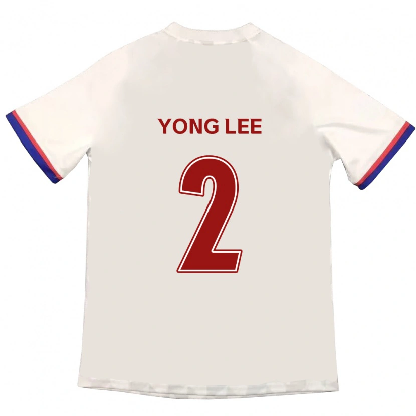 Danxen Men Yong Lee #2 Off-White Red Away Jersey 2025/26 T-Shirt