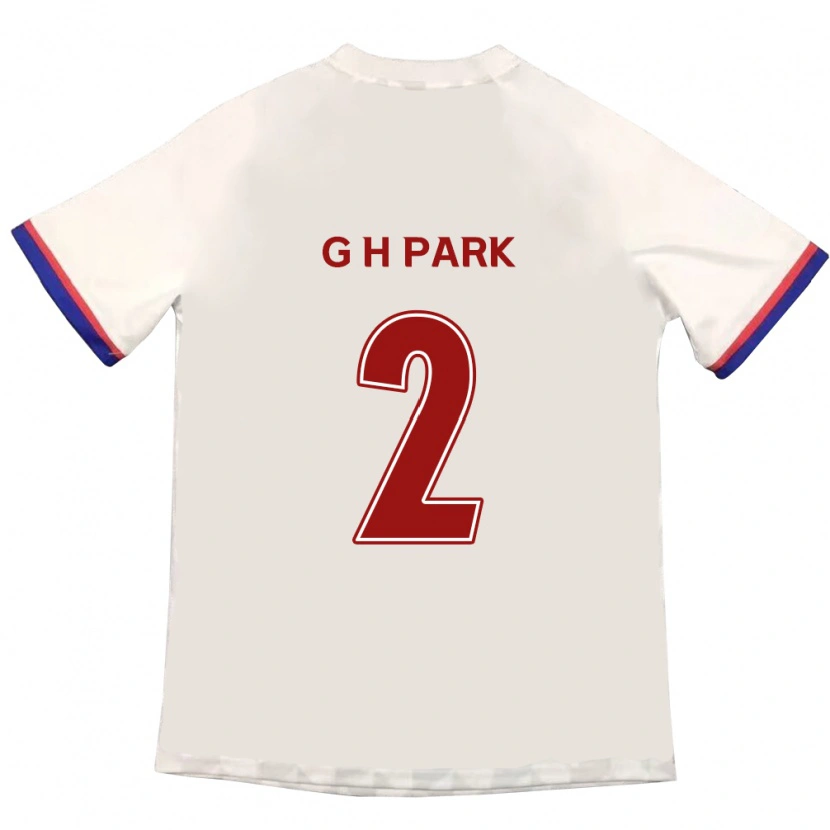 Danxen Men Hyo-Geun Park #2 Off-White Red Away Jersey 2025/26 T-Shirt
