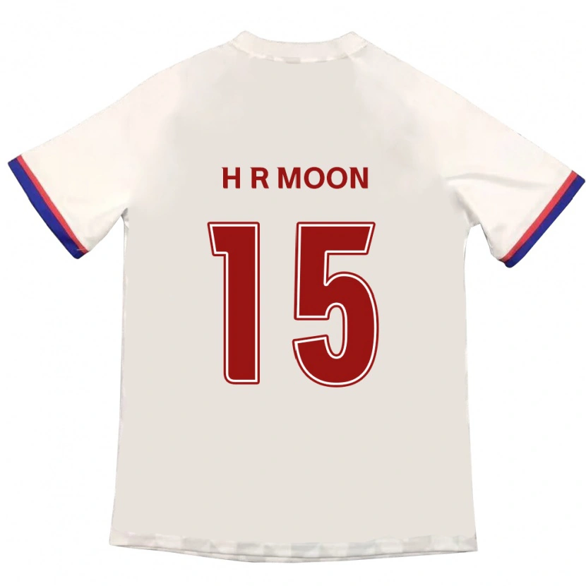 Danxen Men Ha-Rang Moon #15 Off-White Red Away Jersey 2025/26 T-Shirt