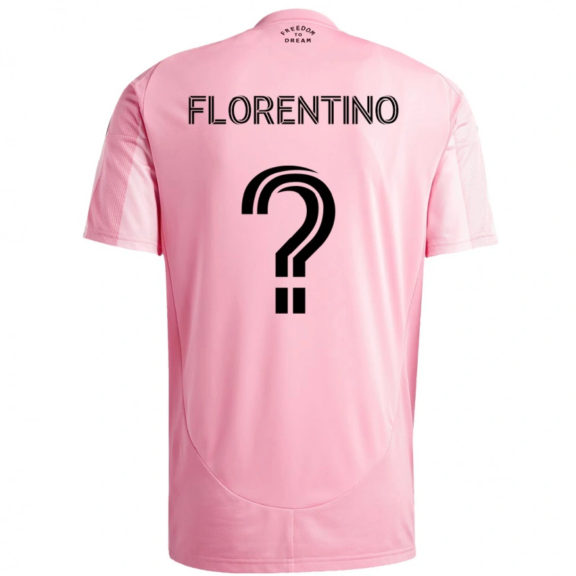 Danxen Women Gabriel Florentino #0 Pink Black Home Jersey 2025/26 T-Shirt