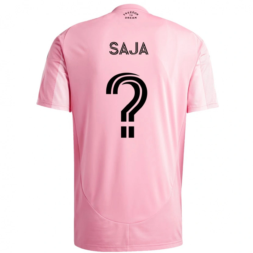 Danxen Women Mateo Saja #0 Pink Black Home Jersey 2025/26 T-Shirt