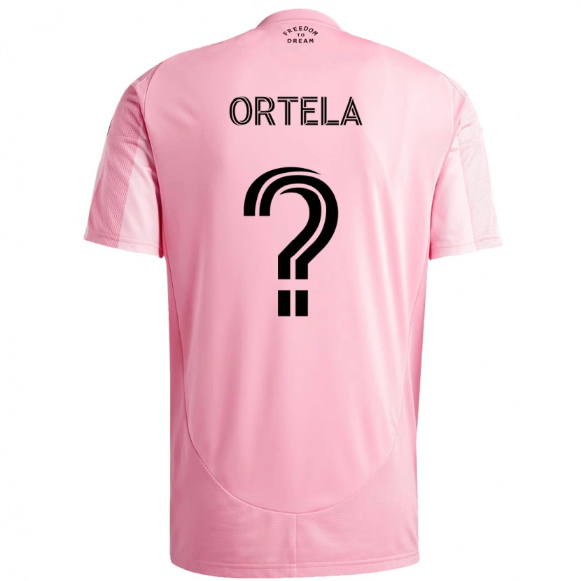 Danxen Women Jerremy Ortela #0 Pink Black Home Jersey 2025/26 T-Shirt