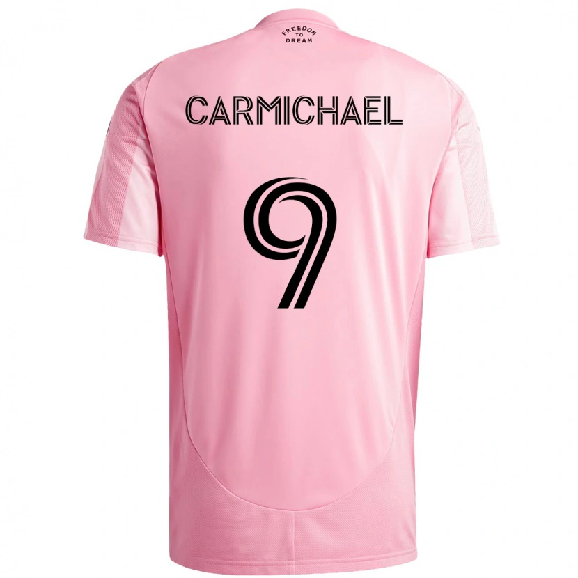 Danxen Women Ryan Carmichael #9 Pink Black Home Jersey 2025/26 T-Shirt