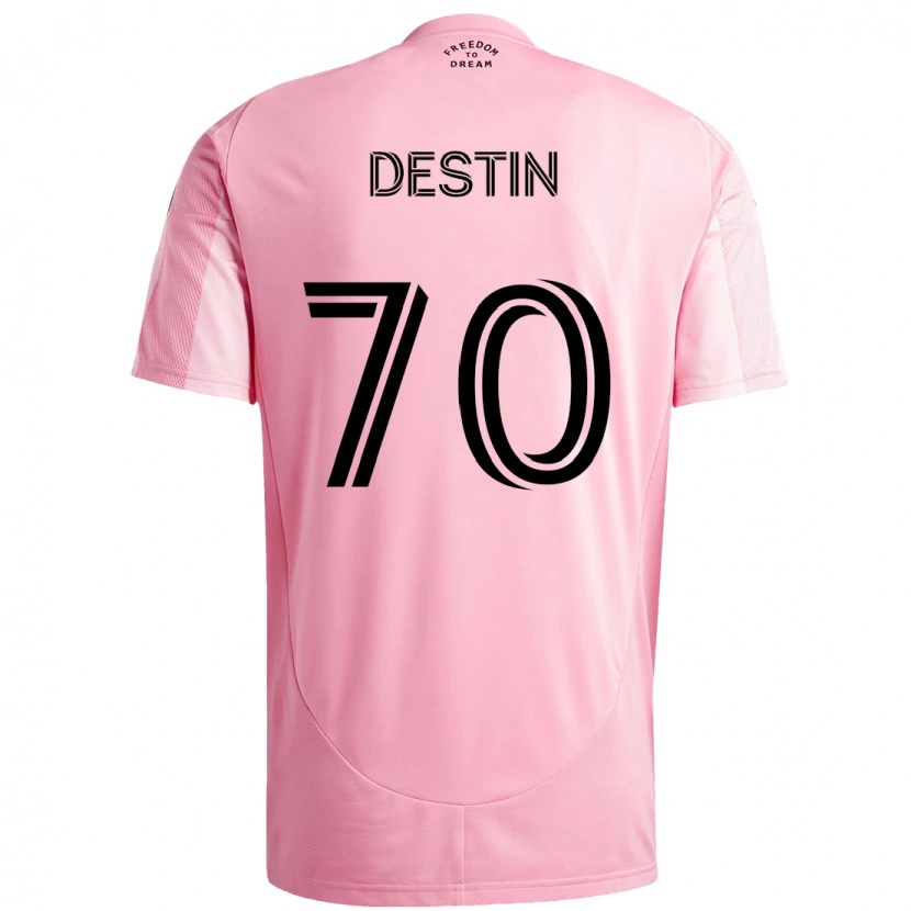 Danxen Women Bryan Destin #70 Pink Black Home Jersey 2025/26 T-Shirt