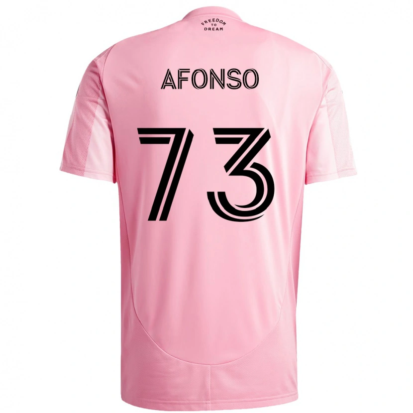 Danxen Women Leo Afonso #73 Pink Black Home Jersey 2025/26 T-Shirt