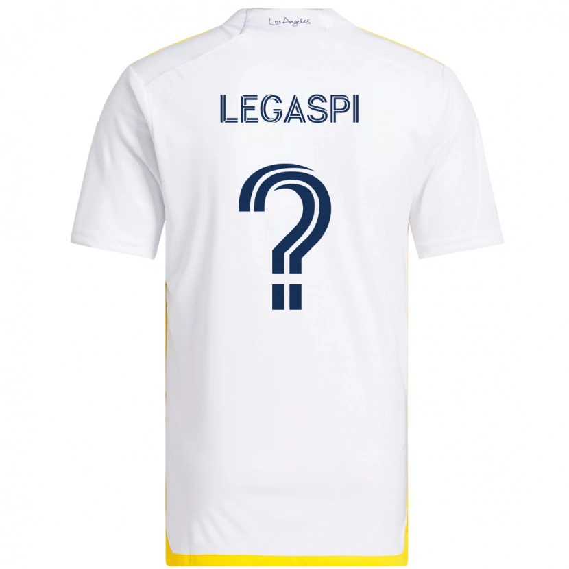 Danxen Women Allan Legaspi #0 White Yellow Home Jersey 2025/26 T-Shirt