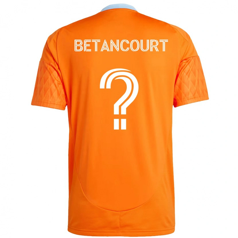 Danxen Women Noah Betancourt #0 Orange White Home Jersey 2025/26 T-Shirt