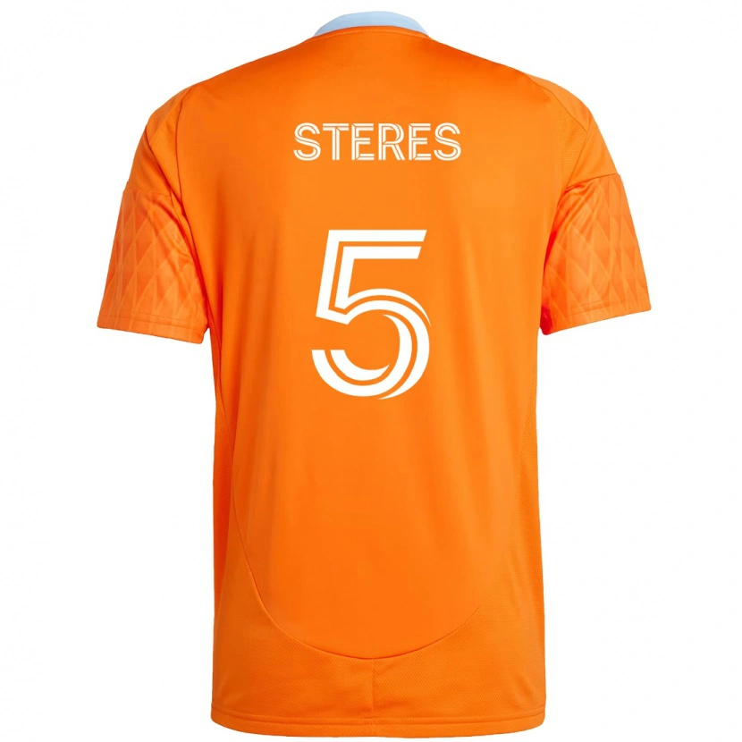Danxen Women Daniel Steres #5 Orange White Home Jersey 2025/26 T-Shirt