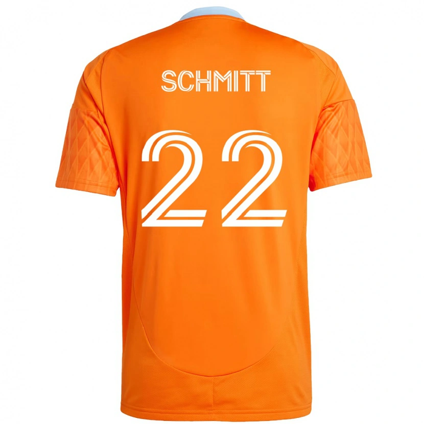 Danxen Women Tate Schmitt #22 Orange White Home Jersey 2025/26 T-Shirt
