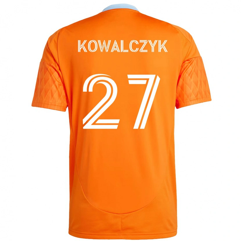 Danxen Women Sebastian Kowalczyk #27 Orange White Home Jersey 2025/26 T-Shirt