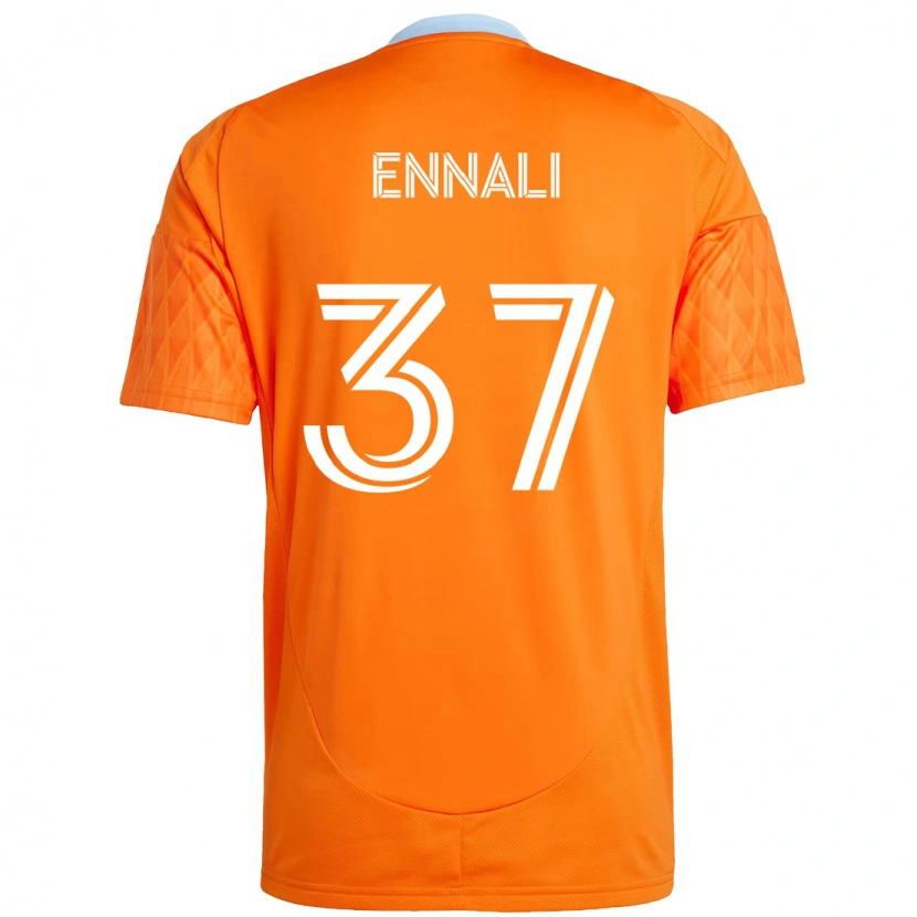 Danxen Women Lawrence Ennali #37 Orange White Home Jersey 2025/26 T-Shirt