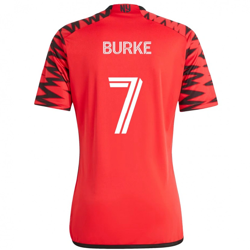 Danxen Women Cory Burke #7 Red Black Home Jersey 2025/26 T-Shirt