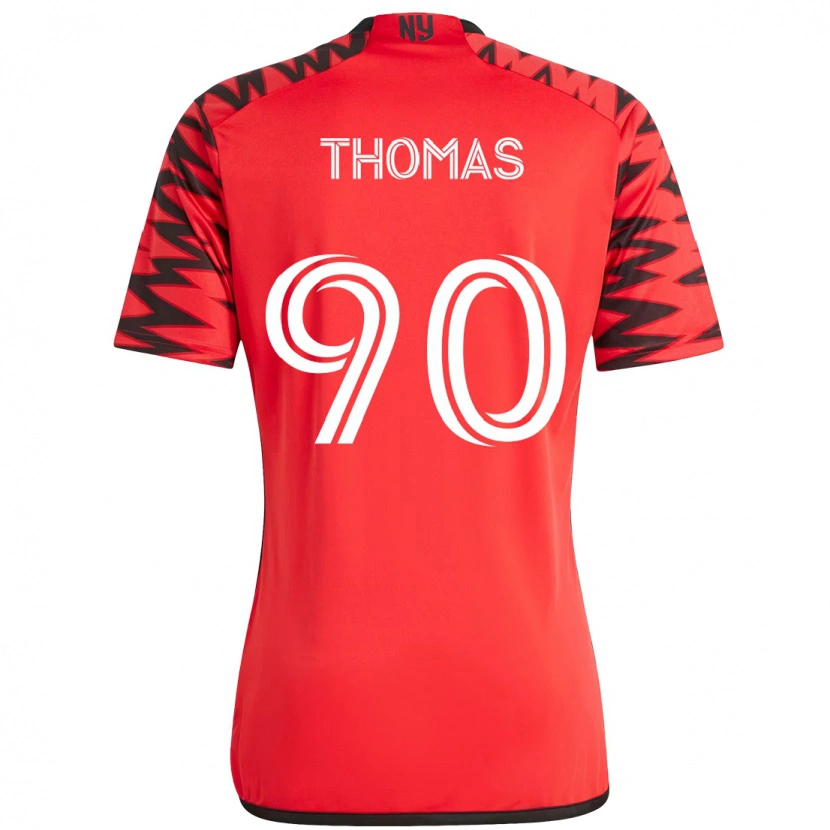 Danxen Women Oladayo Thomas #90 Red Black Home Jersey 2025/26 T-Shirt