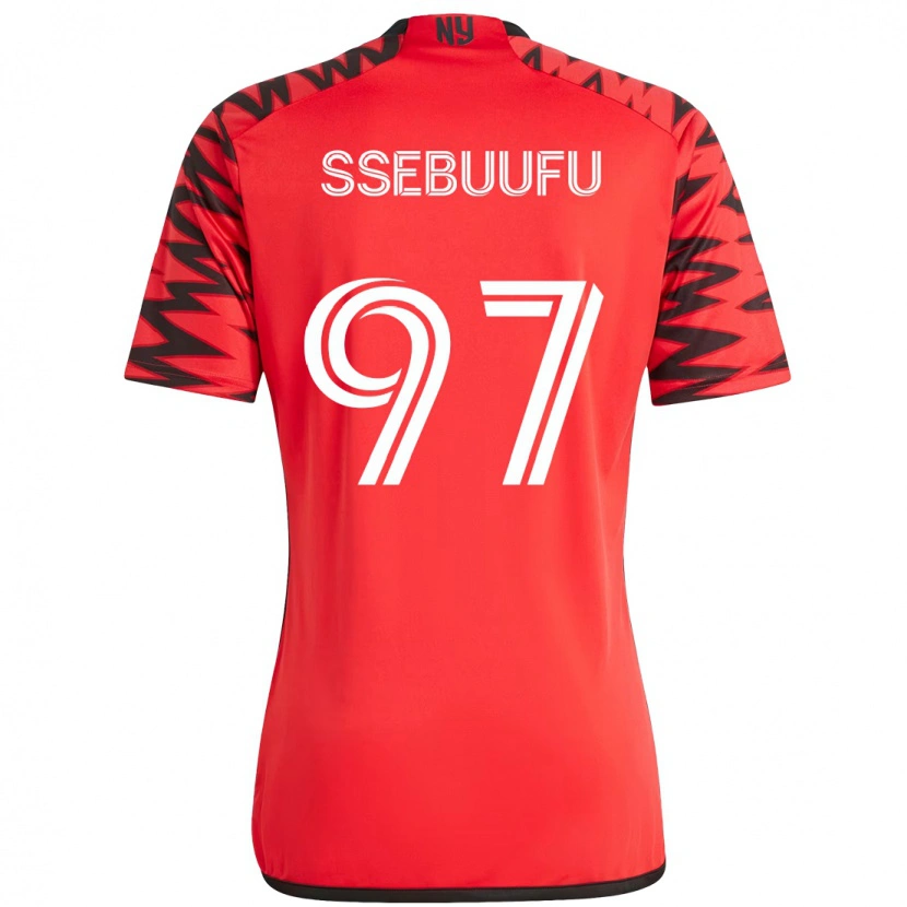 Danxen Women Frank Ssebuufu #97 Red Black Home Jersey 2025/26 T-Shirt