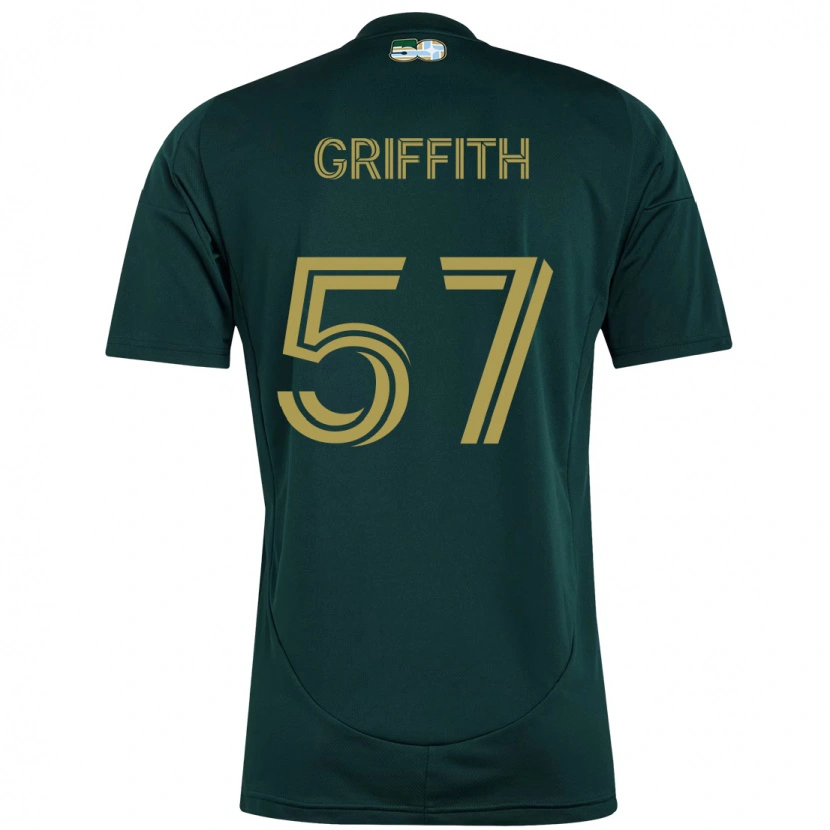 Danxen Women Víctor Griffith #57 Black Brown Home Jersey 2025/26 T-Shirt