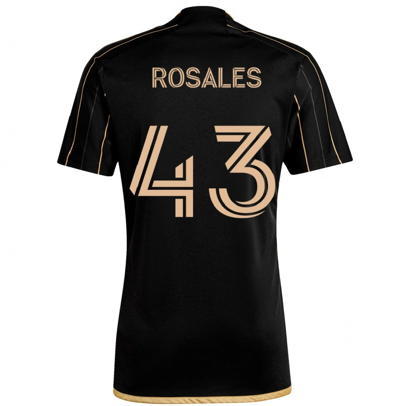 Danxen Women Diego Rosales #43 Black Brown Home Jersey 2025/26 T-Shirt