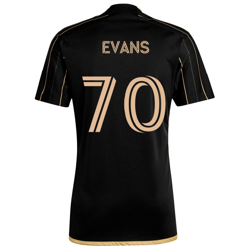 Danxen Women Matthew Evans #70 Black Brown Home Jersey 2025/26 T-Shirt