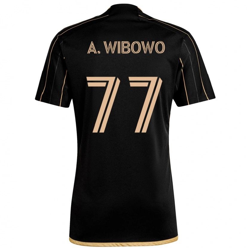 Danxen Women Adrian Wibowo #77 Black Brown Home Jersey 2025/26 T-Shirt