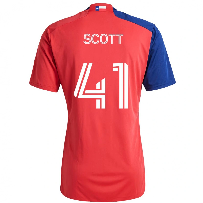 Danxen Women Tarik Scott #41 Red Navy Blue Home Jersey 2025/26 T-Shirt