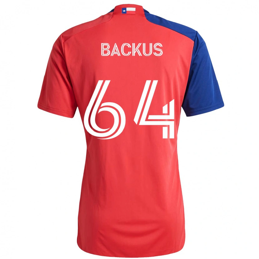 Danxen Women Braeden Backus #64 Red Navy Blue Home Jersey 2025/26 T-Shirt