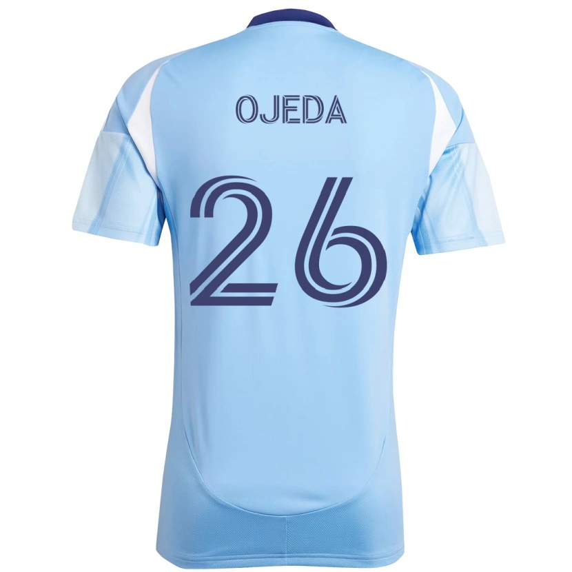 Danxen Women Agustín Ojeda #26 Light Blue Home Jersey 2025/26 T-Shirt