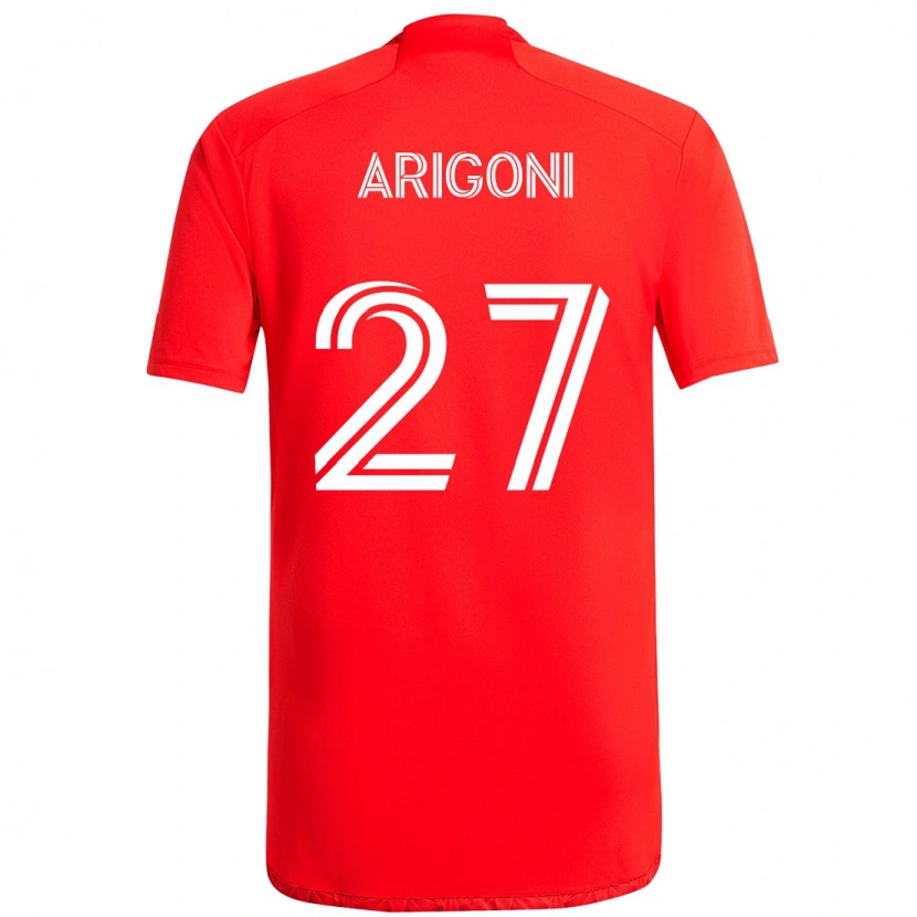 Danxen Women Allan Arigoni #27 Red White Home Jersey 2025/26 T-Shirt