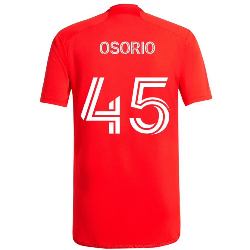 Danxen Women Harold Osorio #45 Red White Home Jersey 2025/26 T-Shirt